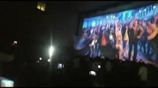 DARSHAN D BOSS CRAZE IN HASSAN CKM KRANTI CELEBRATIONS THEATRE RESPONSE