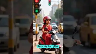 Traffic Signal Todne Ka Result 😂 | Police Aur Teej Ka Ultimate Twist | Funny Cartoon Short