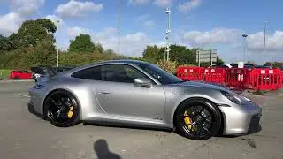 2022 Porsche 911 GT3 (992), in GT Silver Metallic