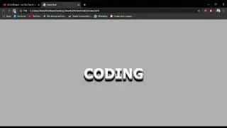 3D TEXT EFFECT Using HTML | CSS