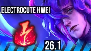 HWEI vs LEBLANC (MID) | Electrocute, 52K damage | NA Challenger | 26.1