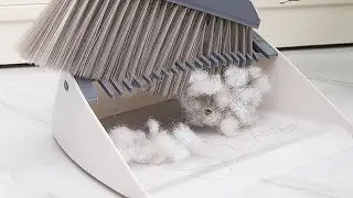 Built In Comb Rotating broom and dustpan Review 2020 &mdash; Does it work？
