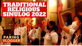 TRADITIONAL RELIGIOUS SINULOG 2022 | Pontifical Mass | Sto.  Ni&ntilde;o Fiesta |  Cebu, Philippines
