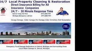2014 Flooding Michigan Water Damage Clean Up|24/7 Property Cleaning & Restoration