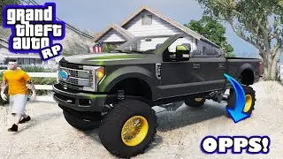 GTA RP - I CHOPPED THE TOP OFF BOBS NEW POWERSTROKE! (RUINED IT?)