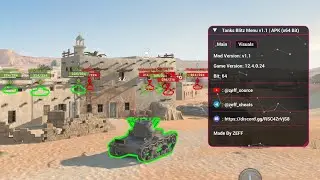 Tanks Blitz Mod Menu v1.1 (.apk/64 and 32 bit/12.4.0.24)