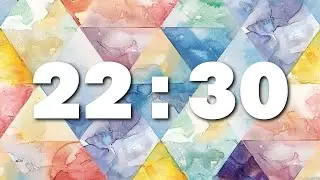 Silent Countdown Timer | Pastel Background | 22 minutes and 30 seconds