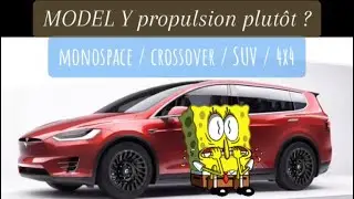 POL&Eacute;MIQUE 💥Mon MODEL Y propulsion s&rsquo;apparente plus a un monospace ?😱 crossover ? SUV ? ou 4x4 ?💬