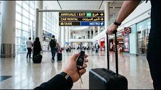 DUBAI AIRPORT CAR RENTAL - WHERE TO GO AT THE AIRPORT AFTER LANDING - TERMINAL 3