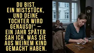 Du bist ein Miststück, und deine Tochter wird genauso!“ –Ein Jahr später sah ich, was sie aus meinem