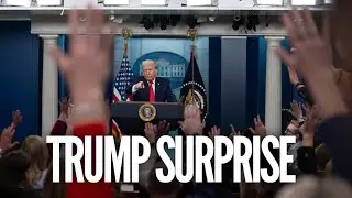 Trump Surprises the press corps and I have multiple lunches.
