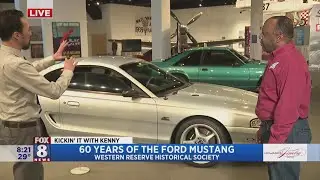Kenny goes wild for the Ford Mustang at new WRHS exhibit