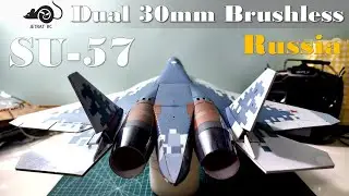 The world's smallest twin 30mm ducted fan model aircraft&mdash;&mdash; SU57