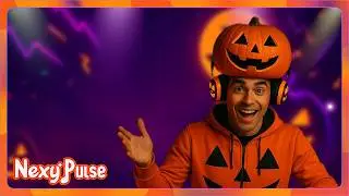 🎃🎧 @NexyPulse Ft. ZigZag &ndash; Vibe or Treat (Official Visualizer Music ) | Halloween Pop Dance 2025