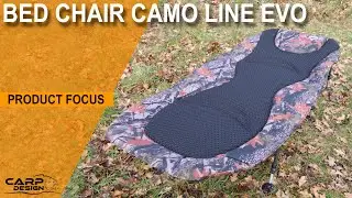 Bed Chair Camo Line Evo - Carp Design - P&ecirc;che de la Carpe