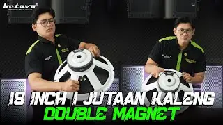 SPEAKER BETAVO 18 INCH CUMA 1JUTAAN || SUDAH DAPER DOUBLE MAGNET