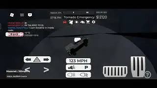 Truck spinning and collided on the tornado EF5