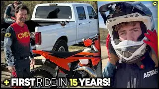 Surprising My Dad & Brother with a KTM 125! + First Ride EVER