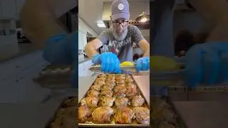 Курица с лимоном, розмарином и сырным орзо