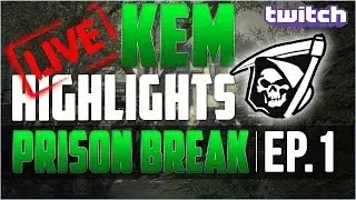 ★COD Ghosts: Rushing KEM Strike on Prison Break! ★ Livestream Highlights, Ep.1