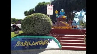 Fiabilandia Theme Park complete tour, old school Amusement park in Italy