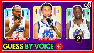 GUESS The NBA PLAYER by THEIR VOICE - 99.9% FAIL! [HARD NBA Quiz 2024/2025] || QuizzUp18