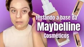 REVIEW TESTANDO BASE SUPER STAY DA MAYBELLINE