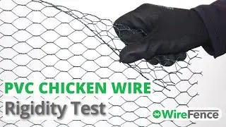 PVC Chicken Wire Rigidity Test (Comparing Diameters) | WireFence
