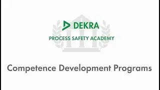 Competence Development – DEKRA Process Safety