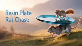 The Crafty Rat Plates up a squirrel in todays resin adventure