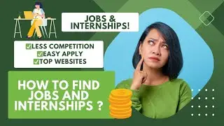 Unique Platforms For Applying In Jobs And Internships | Less Competition | Websites for getting Jobs