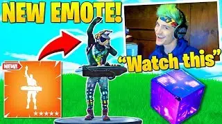 *NEW* Drop The Bass Emote! Ninja Shadow Stone Trick! Tfue Dad Funny Speech