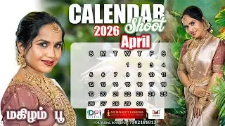 CALENDAR SHOOT2026 | APRIL | MAGILAMPOO | TAMILNADU | #stephroyyfashions #makurastudios #dharmapuri
