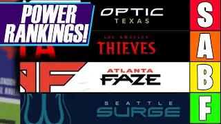 CDL POWER RANKINGS Post OpTic TEXAS Major | Ranking All 12 CDL Teams