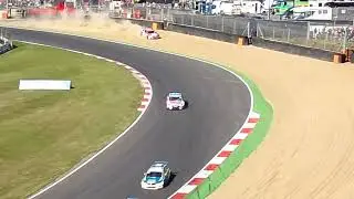 BTCC 2022: Brands Hatch GP (Sunday) - Race 1: Sam Osborne goes off into the gravel