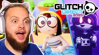 GLITCH DIRECT 2025 REACTION! (TADC, Murder Drones, Gaslight District AND SECRET ANNOUNCEMENT)