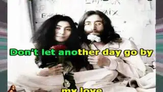 STARTING OVER - JOHN LENNON BASE MUSICALE KARAOKE CON TESTO E CORI