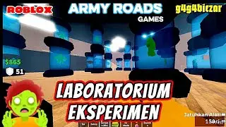 LABORATORIUM EKSPERIMEN TERSEMBUNYI di game ARMY ROADS ROBLOX dan menuntaskan perjalanan 100.000 M