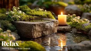 Soothing Relaxing Music & Water Sounds in Japanese Garden🌿 Peace of Mind & Anxiety Relief