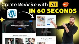 🔥 Build a WordPress Website in 60 Seconds with AI - ZipWP 🚀 | Free AI Website Builder 2025