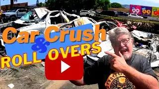 4 Wheel Part Car Crush & Roll Overs