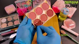 Relaxing Makeup 💄 Crushing ASMR | Satisfying Pigment Scrapping & Smashing 💄| (No Talking)
