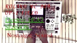 Nostalgic Electro Beat|ROLAND MC909,OP1-Field live SESSION|