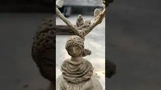 God budhha statue making by hand. Nepal