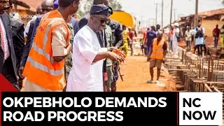Edo Governor Confronts Contractors Over Benin–Sapele Road Delays