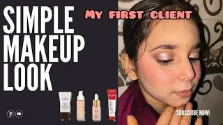 My first client &ldquo;Did the makeup very quickly in a short time.&rdquo;👍🏼😀#likeandsubscribe #viralvideo 