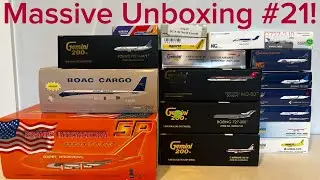 Unboxing of 18 Model Airplanes! [Chicagoland Show special!] (Massive Unboxing #21)