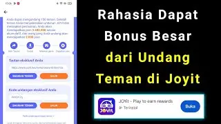 Cara Mengundang Orang Di Joyit | Cara Mengundang Teman Dari Aplikasi Joyit