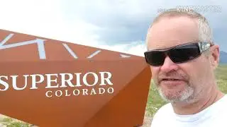 A quick look at the Superior Colorado sign and a front range view.
