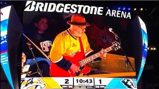 🎸  Folsom Prison Blues.   Lexi Sidders  & Marty Schwartz  At Bridgestone Arena in Nashville TN.    🏒